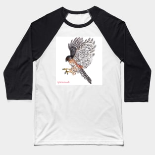 Sparrowhawk drawing Baseball T-Shirt